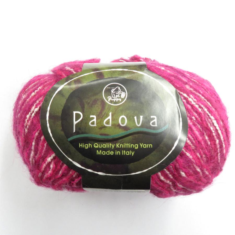 PUPPY パピー毛糸 毛糸 Padova パドヴァ 10玉セット 513番色 1玉40g 糸長約96ｍ ファンシーヤーン ピンク系 イタリア製 合太 秋冬 未使用品 | Puppy(手芸) | 02