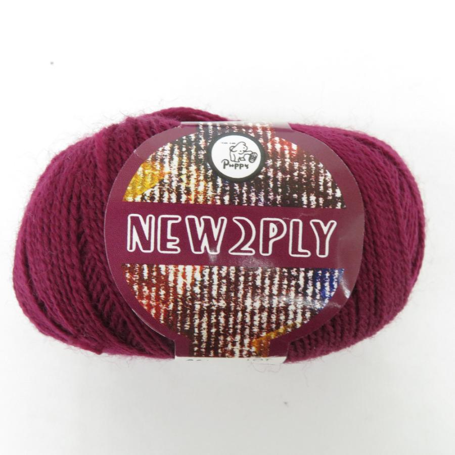 毛糸 パピー 17玉アソートセット NEW3PLY×7 NEW2PLY×10　レッド ピンク パープル系 未使用品 |  | 06