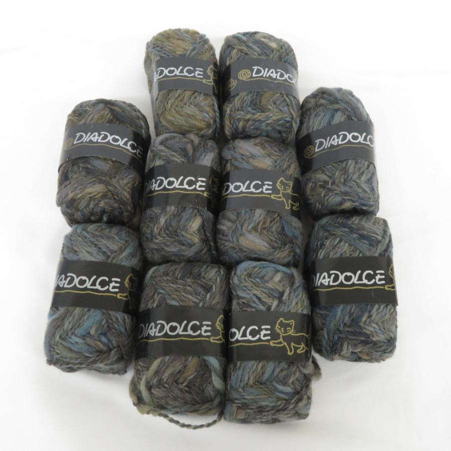 毛糸 ダイヤドルチェ DIADOLCE 10玉セット DL206番色 標準約50g 約75ｍ  未使用品 | 