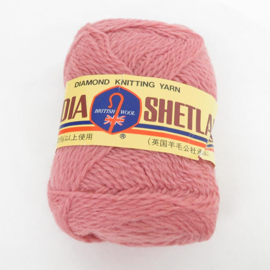 毛糸 DIASHETLAND ダイヤシェットランド 7玉 約40g 約160m 色番SH835 ピンク 未使用品 |  | 01