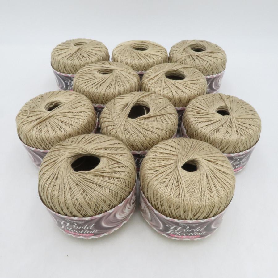 Yuzawaya ユザワヤ 毛糸 ギザ ガーデン 10玉 色番700-09 1玉25g ベージュ ワールドセレクション 未使用品 | 