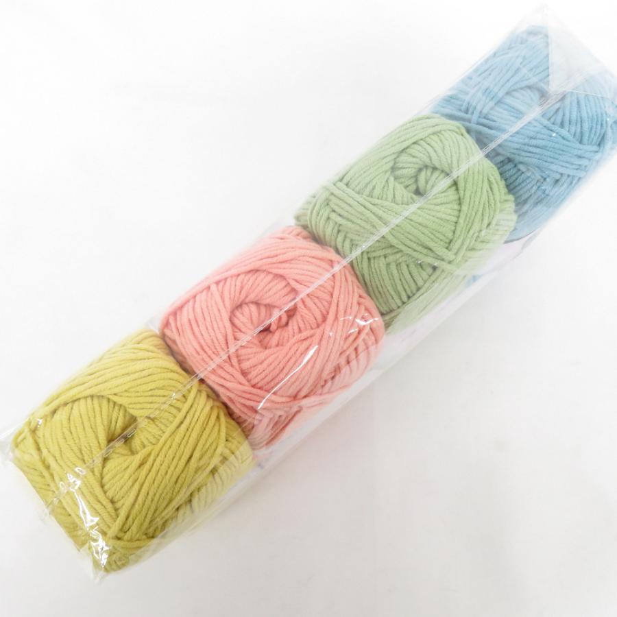 毛糸 mirei's ミレイズコットンヤーン 並太 8色セット 1玉約100g 糸長約210m くすみカラー |  | 02