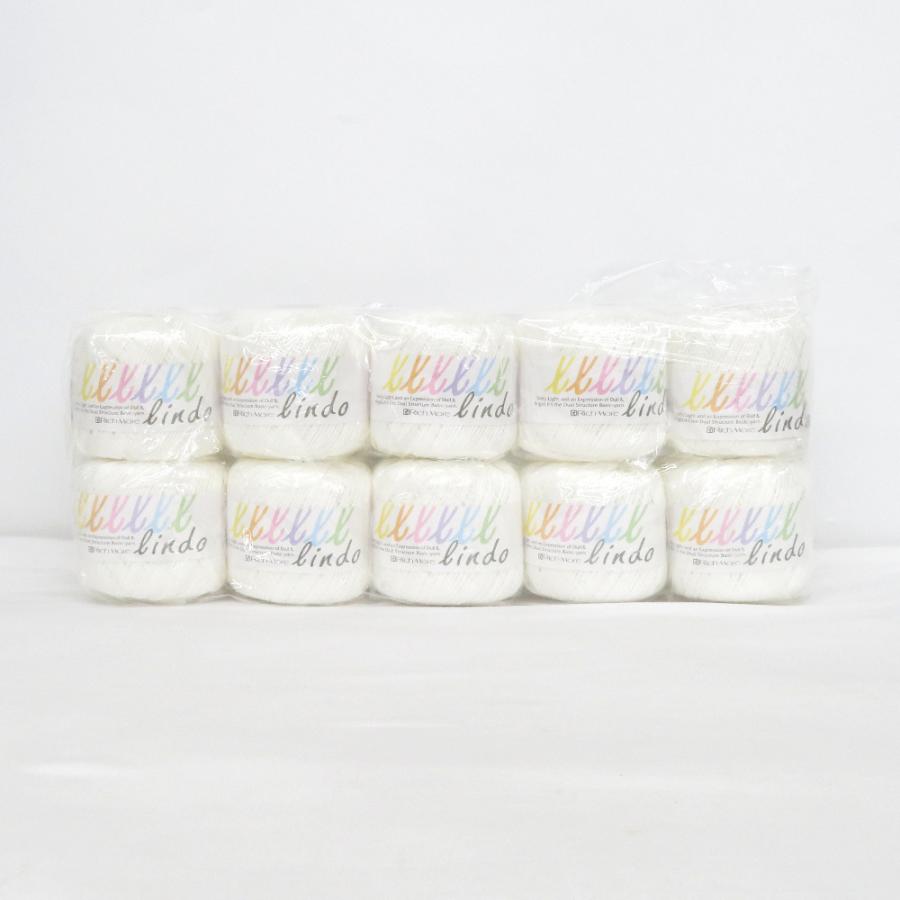 毛糸 Rich More　リッチモア  リンド 10玉セット COL.1  LOT.A 30g玉巻 約100ｍ 春夏毛糸 日本製 未使用品 | 