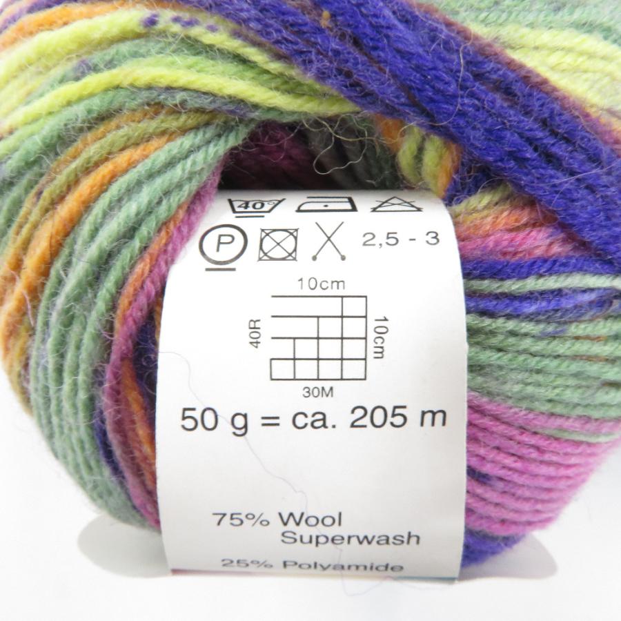 毛糸 JACQUARD（ジャカード）SUPERWASH 2玉セット 50g玉巻 約205ｍ ソックスヤーン 段染め 未使用品 |  | 03