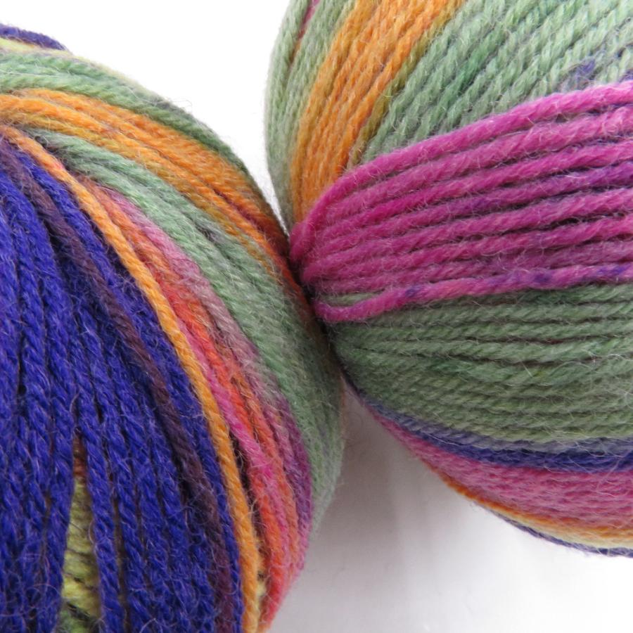 毛糸 JACQUARD（ジャカード）SUPERWASH 2玉セット 50g玉巻 約205ｍ ソックスヤーン 段染め 未使用品 |  | 05