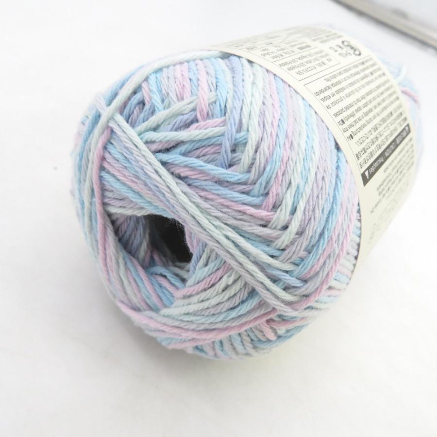 DAISO ダイソー 毛糸 マルチカラーヤーン 9玉セット ストロベリーソーダ PinkMix 1玉約25g 約68m 春夏毛糸 綿 アクリル 未使用品 |  | 04