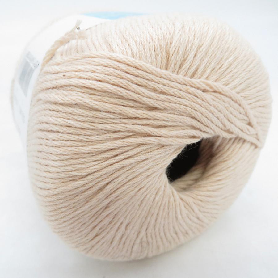 毛糸 NIKKE ニッケ 愛夢 あむ 8玉セット 1番色 1玉40g 142m オーガニックコットン ベージュ系 春夏毛糸 未使用品【中古】 |  | 03