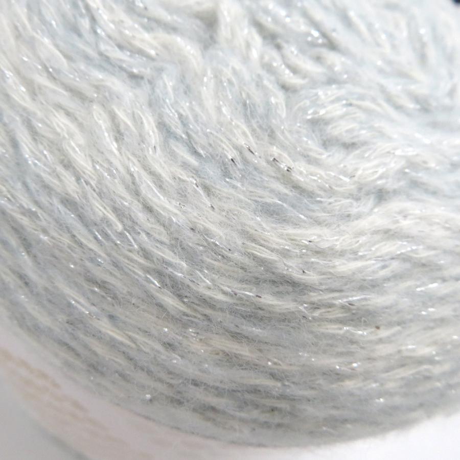 Yuzawaya ユザワヤ 毛糸 World Festa シャイニーグラデーション 12番色 サックス ラメ 1玉150g 並太 ユザワヤ限定 秋冬 未使用品 |  | 04