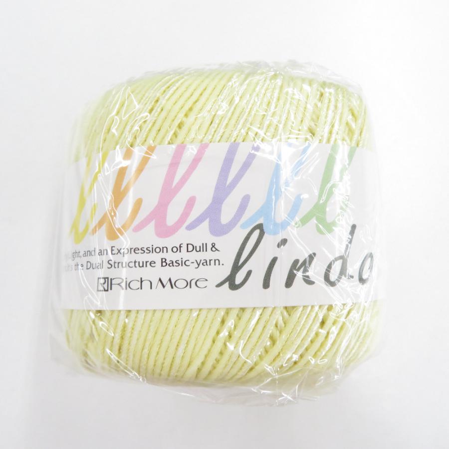 毛糸 Rich More リッチモア リンド 10玉セット COL.2 LOT.A レモンイエロー系 30g玉巻 約100ｍ 春夏毛糸 日本製 未使用品 |  | 02