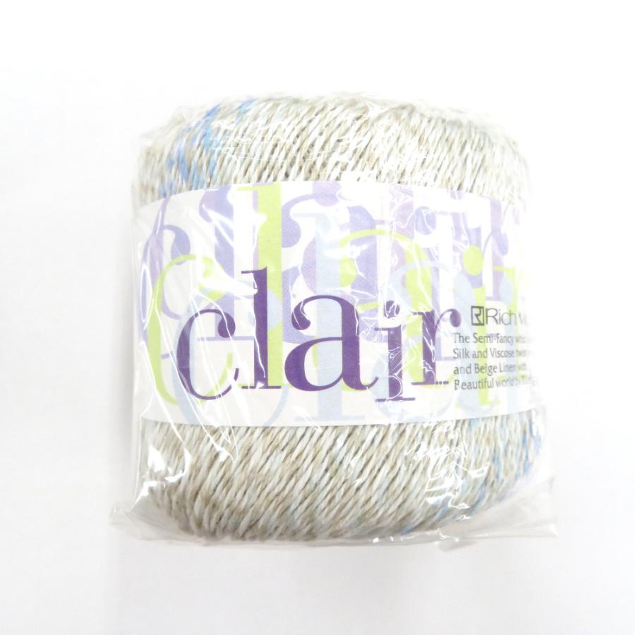 ハマナカ 毛糸 Rich More clair リッチモア クレール 10玉セット COL.57  LOT.A ベージュ系 25g玉巻 約93ｍ 春夏毛糸 イタリア製 未使用品 | ハマナカ | 02