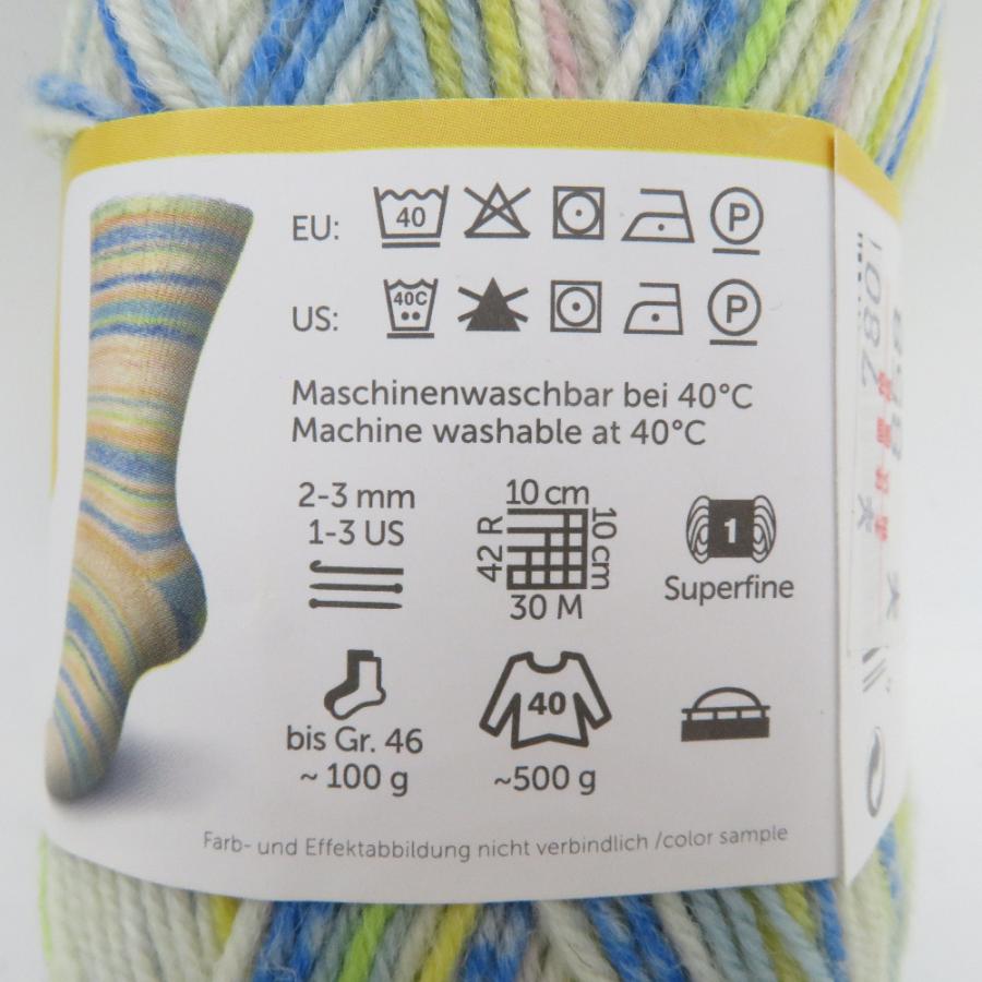 Regia レギア 毛糸 4-f〓dig Color Col.3792 2玉セット 50g玉 約210ｍ ソックヤーン 未使用品 |  | 04