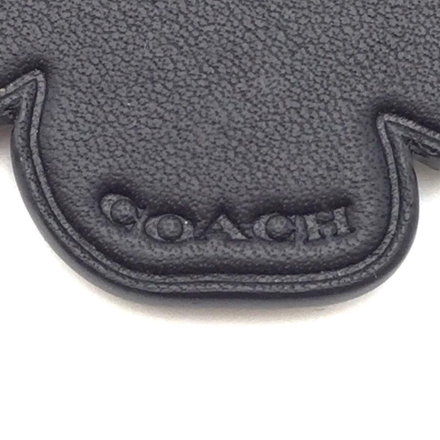 COACH コーチ キーホルダー COACH　ティーローズミックス　バッグチャーム　キーリング　17451　ブラック 美品｜cocoroad｜05