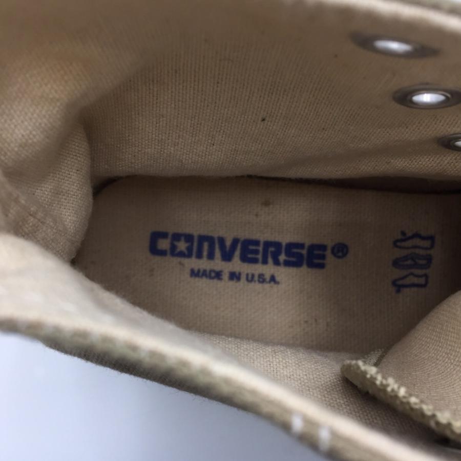 Converse All Star スニーカー CONVERSE オールスターH1 23.5cm ベージュ・カーキ MADE IN U.S.A 美品｜cocoroad｜05