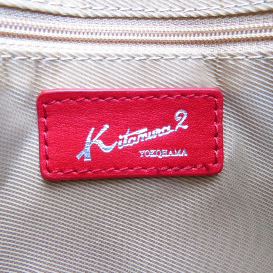 3212 kitamura キタムラ ハンドバッグ ショルダーバッグ レッド