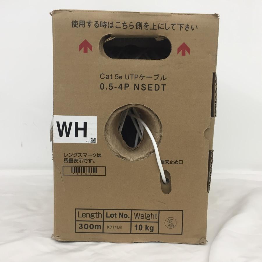 日本製線 LANケーブル Cat5e UTPケーブル 白 300m 10kg 0.5-4P 日本製線 LANケーブル Cat5e UTPケーブル 白 300m 10kg 0.5-4P