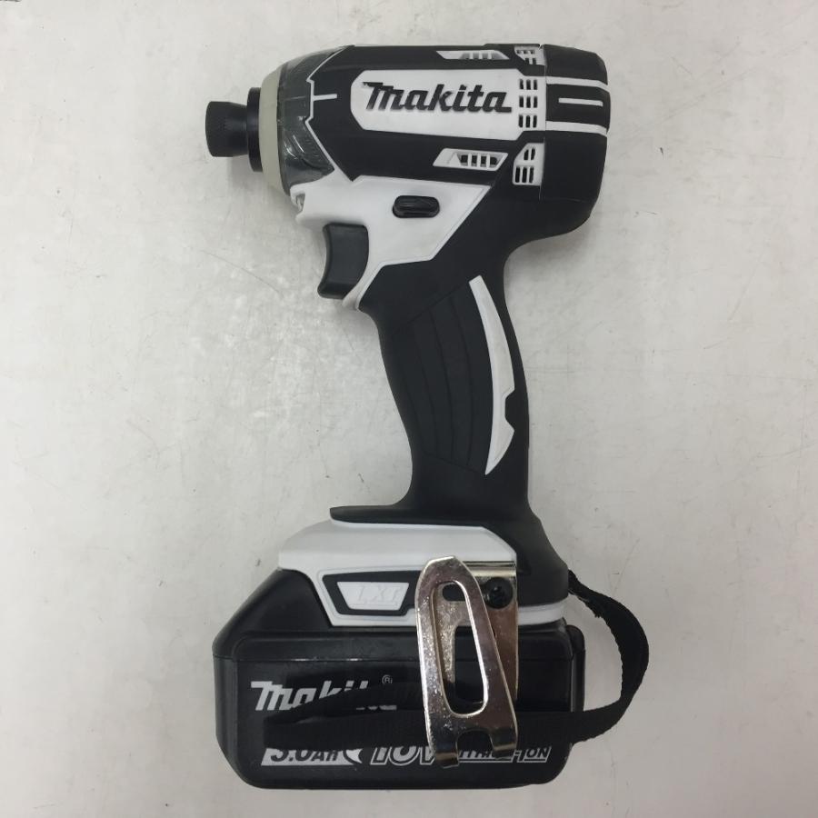 マキタ makita 18V 3.0Ah 充電式インパクトドライバ 白 ケース・充電器 