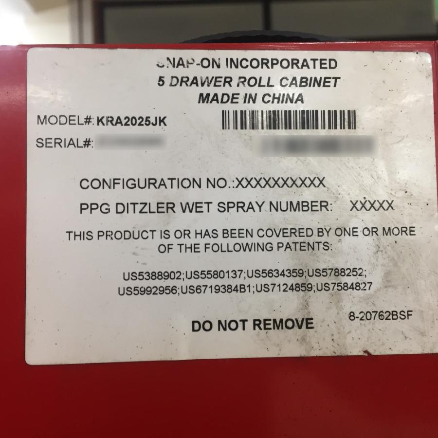 SnapOn スナップオン 工具箱 ミジェットキャブ KRA2025シリーズ SnapOn スナップオン 工具箱 ミジェットキャブ KRA2025シリーズ
