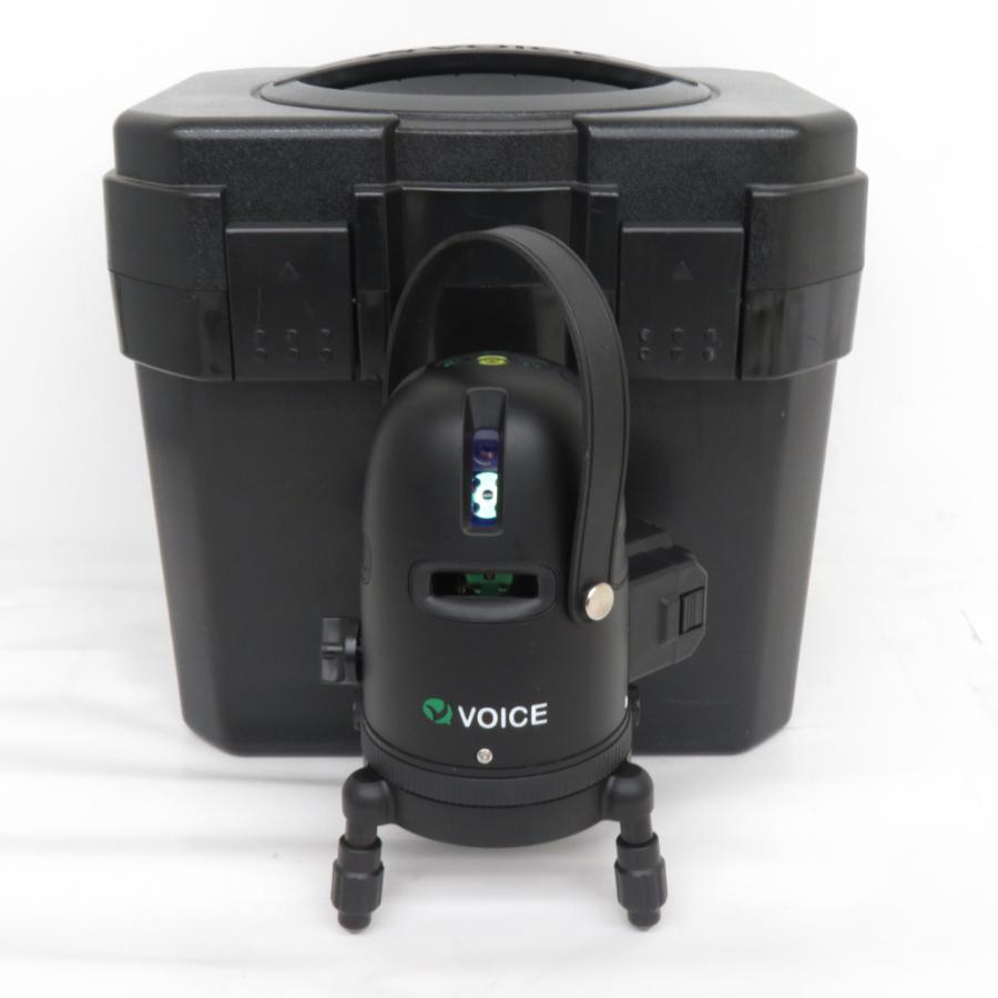 VOICE レーザー墨出器 屋内・屋外兼用 グリーンレーザー 水平・大矩  