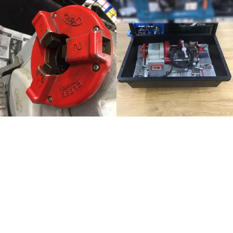 REX レッキス工業 100V ねじ切り機 パイプマシン ダイヘッドなし プラ