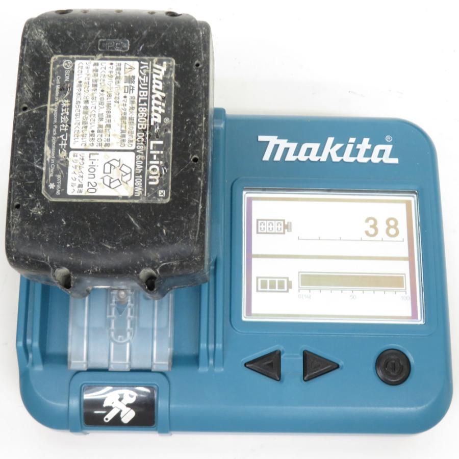 makita マキタ 18V 6.0Ah 充電式インパクトドライバ 黒 ケース・充電器・バッテリ2個セット ケース相違あり TD173DRGXB 中古｜cocoroad｜09