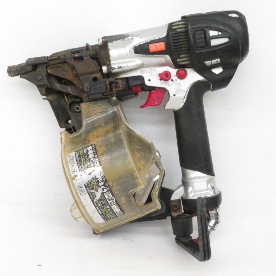 MAX マックス 65mm 釘打機 高圧コイルネイラ エアロスター シルバー  