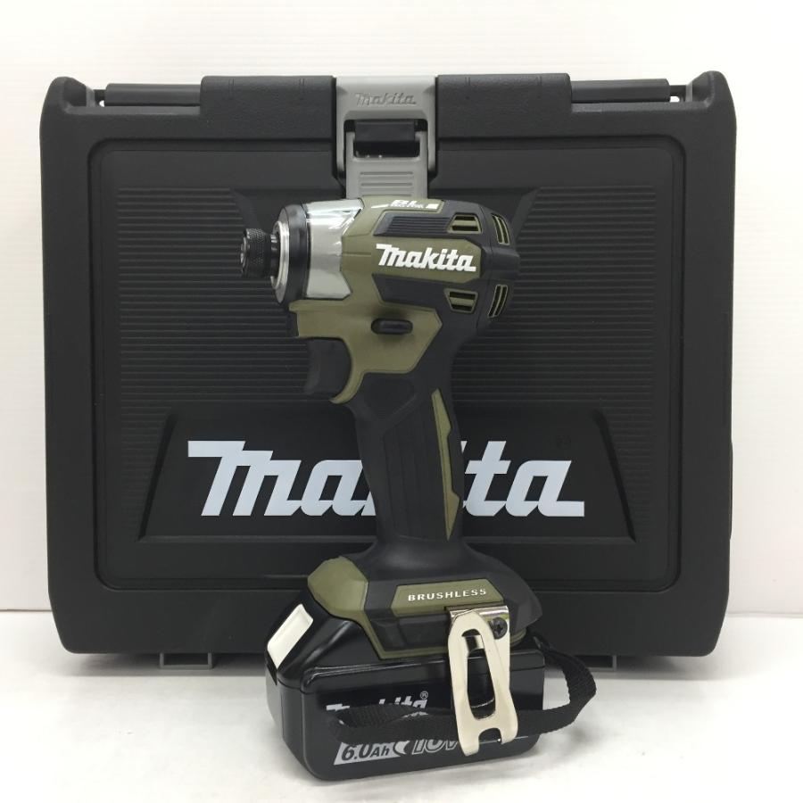 makita マキタ 18V 6.0Ah 充電式インパクトドライバ オリーブ 充電器