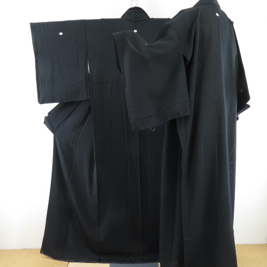 喪服 夏用 冬用 2着セット 正絹 絽単衣仕立て 袷仕立て 黒色 蔦紋 