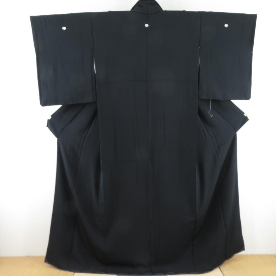喪服 夏用 冬用 2着セット 正絹 絽単衣仕立て 袷仕立て 黒色 蔦紋