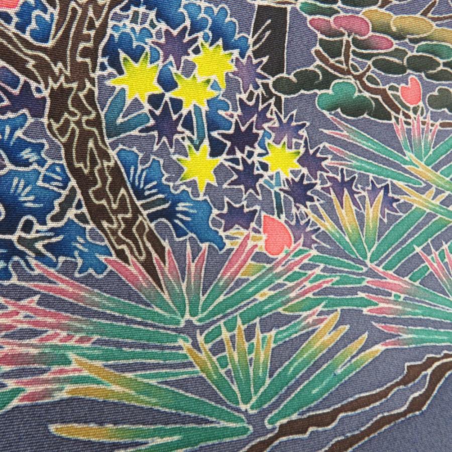 本加賀友禅 黒留袖 杉浦伸 流水に枝花文様 正絹 袷 広衿 比翼付 落款入 作家物 本場加賀友禅染 礼装着物 フォーマル 仕立て上がり 身丈156cm 本加賀友禅 黒留袖 杉浦伸 流水に枝花文様 正絹 袷 広衿 比翼付 落款入