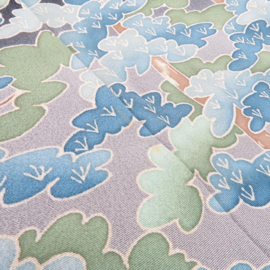 本加賀友禅 黒留袖 相河達博 海辺に松文様 正絹 袷 広衿 比翼付 落款入