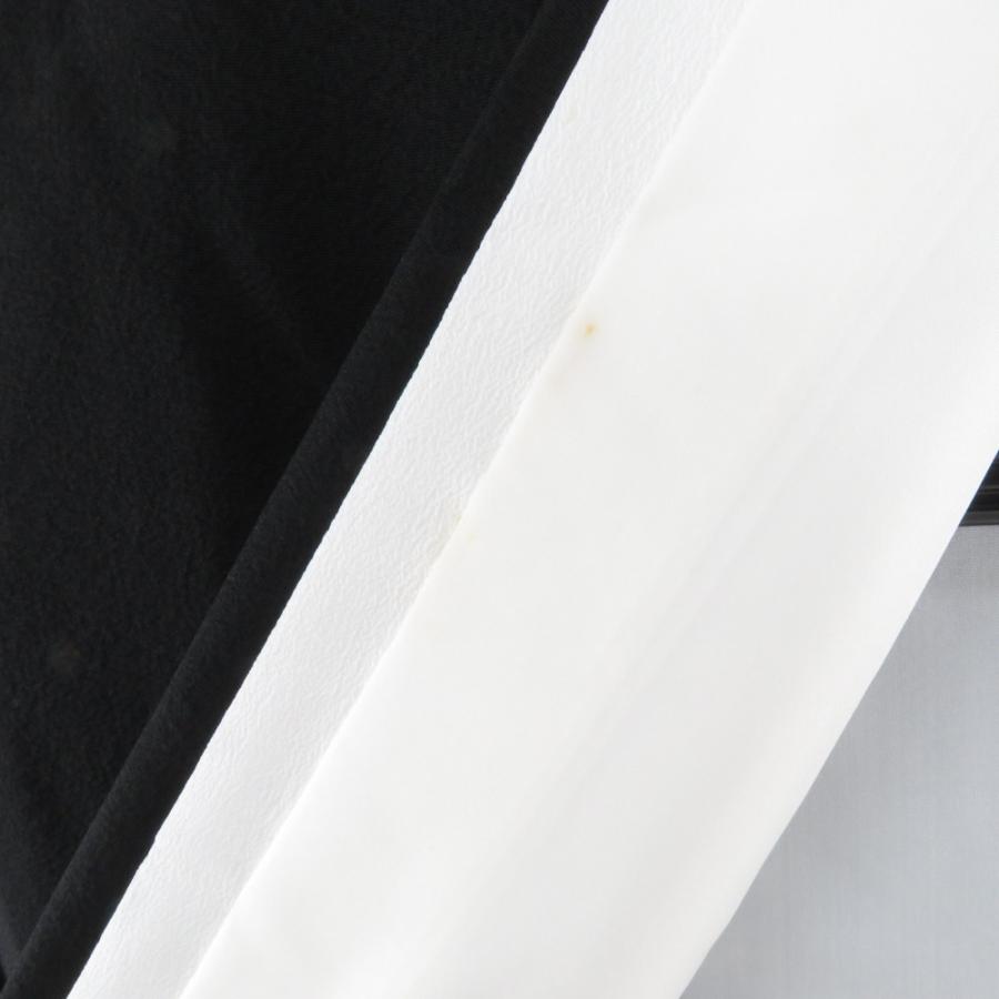 本加賀友禅 黒留袖 相河達博 海辺に松文様 正絹 袷 広衿 比翼付 落款入