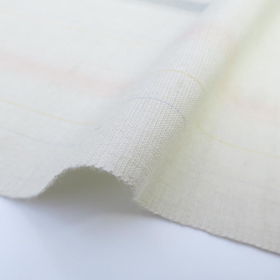 注目ショップ・ブランドのギフト 反物 紅の乱縞 渡源工房 薄緑色 格子