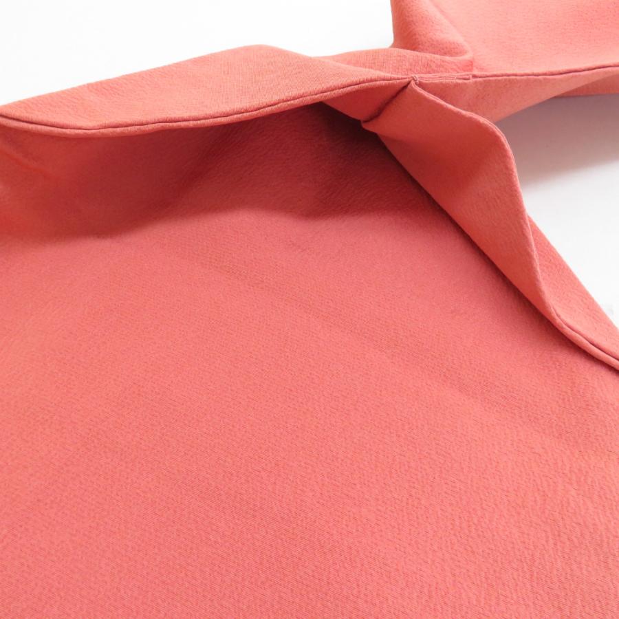 名古屋帯 友禅 友禅染帯 正絹 久谷更文様 お太鼓柄 コラールオレンジx