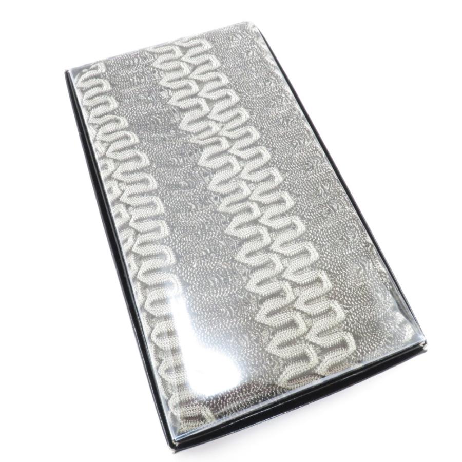 ショール レースショール チャコールグレー×シルバー レース編み フリンジ 正方形 箱付き 長さ115cm |  | 07