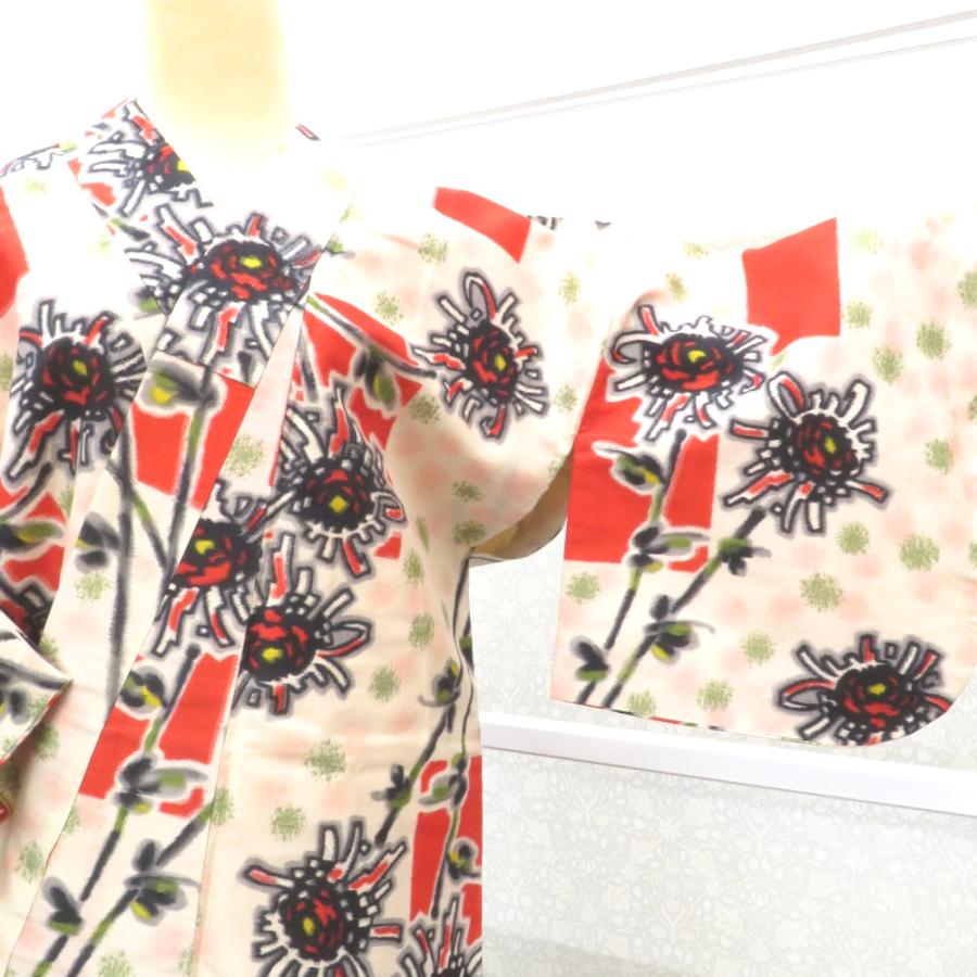 ★レトロ　アンティーク　身丈155 銘仙　大正ロマン　NO22 ☆レトロ アンティーク 身丈155 銘仙 大正ロマン NO22