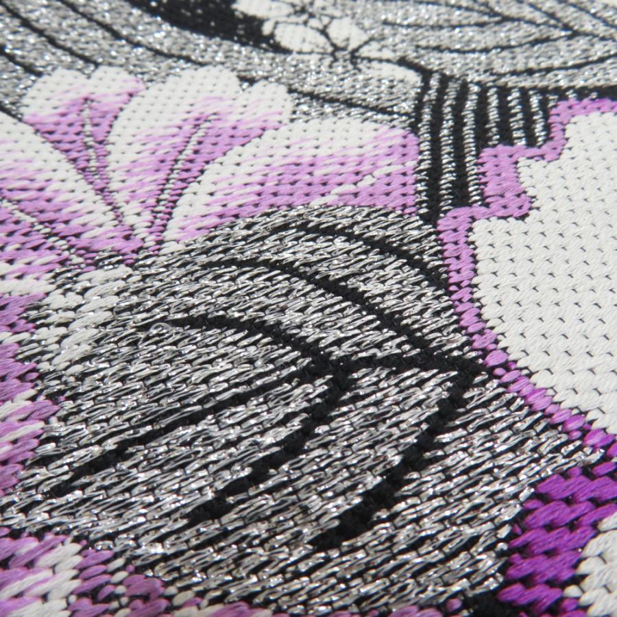 袋帯 緑と紫の波模様0123 袋帯 緑と紫の波模様0123 - メルカリ