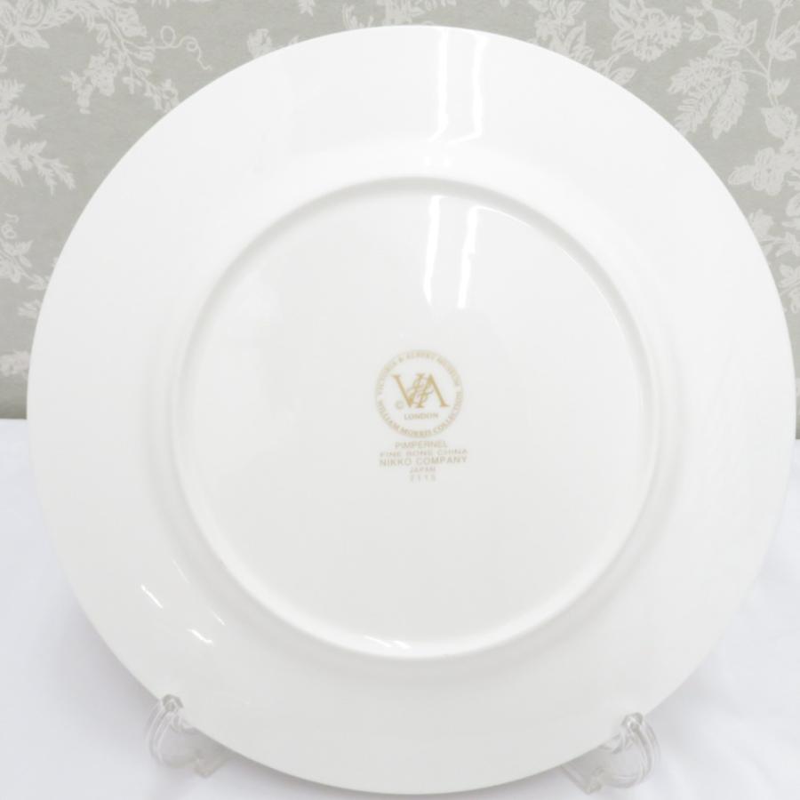 NIKKO (ニッコー) 食器 V&A ヴィクトリア&アルバート博物館 ウィリアム・モリス 深皿 パスタ皿 鉢 プレート 21cm 6枚セット ACORN エイコーン どんぐり 【キモノオフ野々市若松店】 NIKKO（ニッコー） 食器 V&A ヴィクトリア&アルバート博物館