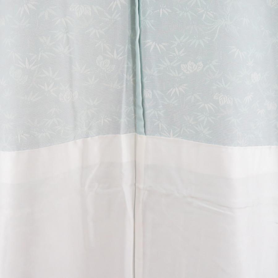 小紋 BANKANわものや ストレッチ素材 絹 トールサイズ 薄水色 竹桐に