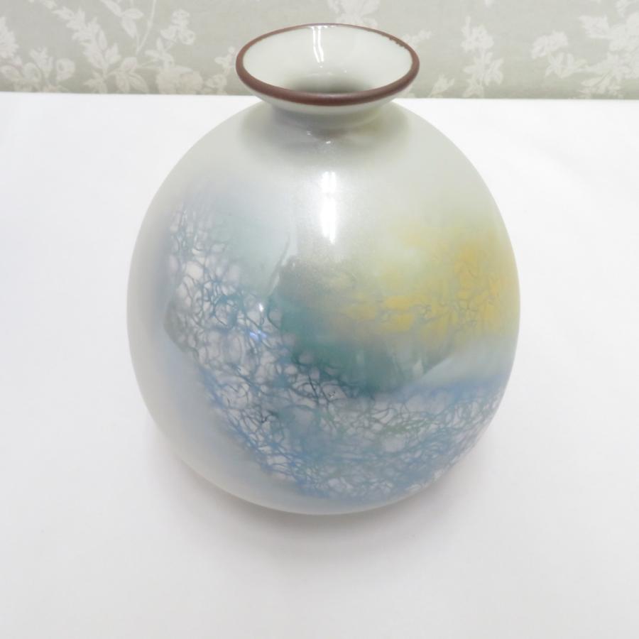 九谷焼 骨董・民芸品 壺 吉臣窯 徳田吉臣 花瓶 一輪挿し 陶芸 九谷焼 骨董・民芸品 壺 吉臣窯 徳田吉臣 花瓶 一輪挿し 陶芸