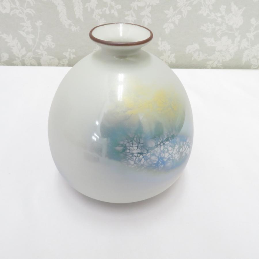 九谷焼 骨董・民芸品 壺 吉臣窯 徳田吉臣 花瓶 一輪挿し 陶芸 九谷焼 骨董・民芸品 壺 吉臣窯 徳田吉臣 花瓶 一輪挿し 陶芸