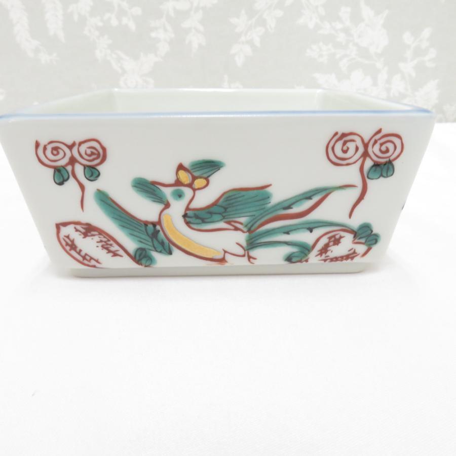 九谷焼 食器 九谷 仙龍 皿揃 銘々皿 中皿 角皿 5枚組 : ki5784ab  