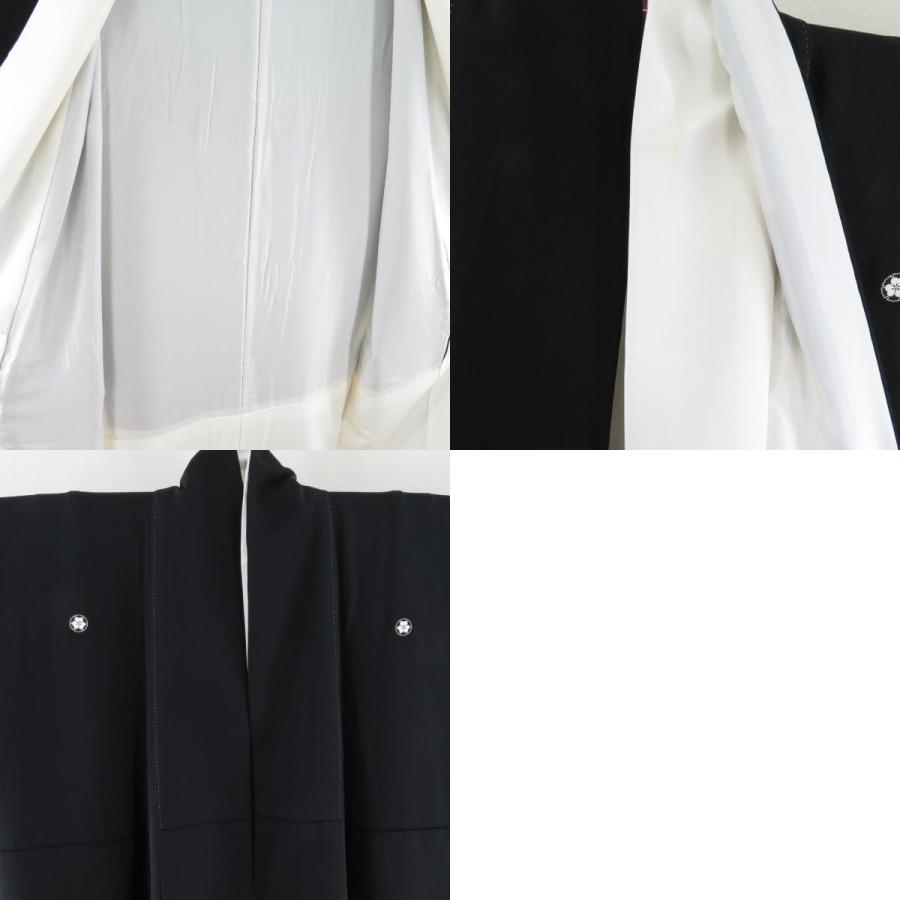 黒留袖 本場加賀友禅染 柿本市郎 誰が袖 作家物 落款入 正絹 袷 広衿