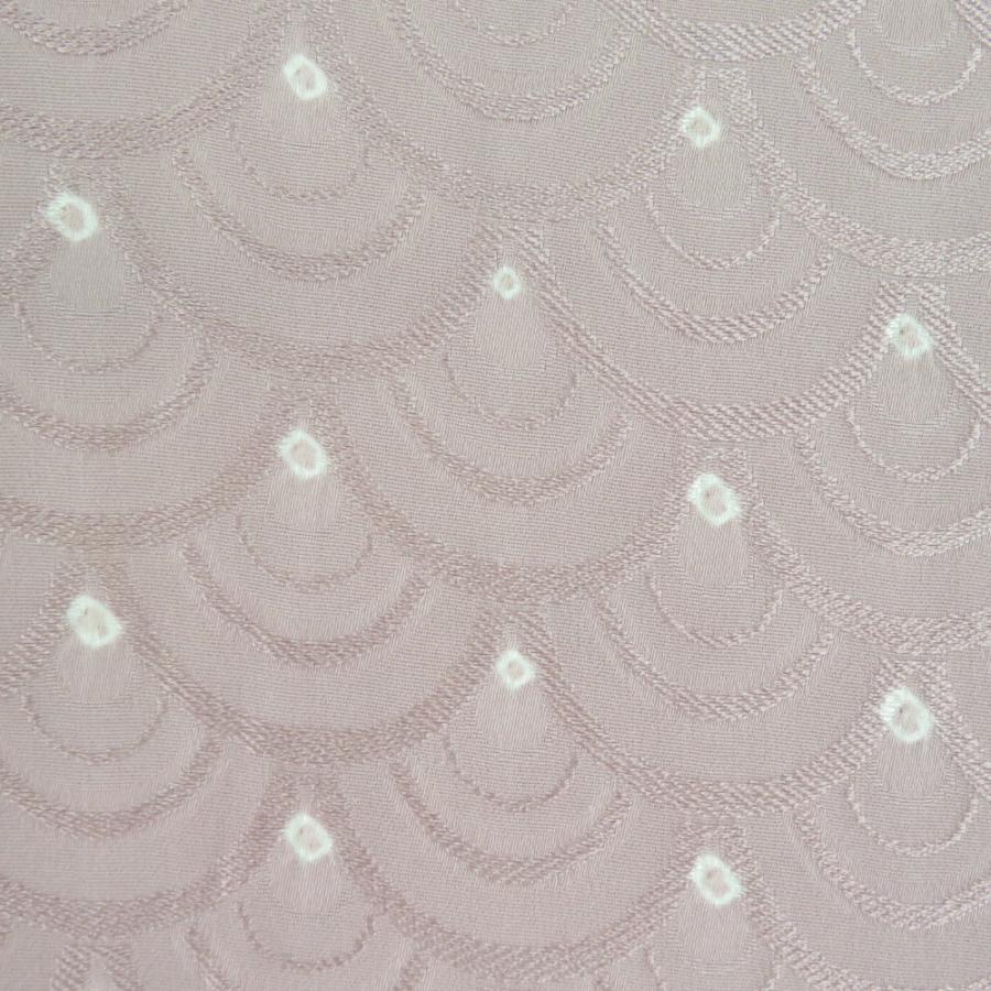 小紋 絞り 青海波模様 ピンクｘ白 袷 広衿 正絹 仕立て上がり カジュアル着物 身丈161cm |  | 04