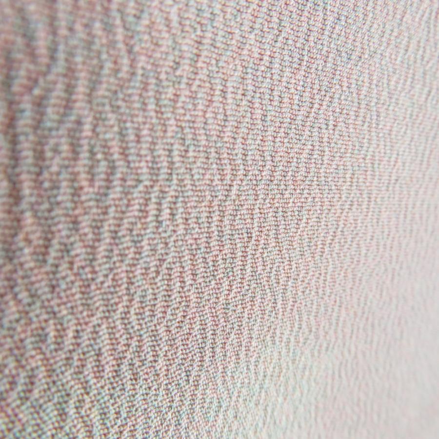 色無地 ぼかし色無地 雲取り模様 くすみピンクxピンク色 落款入り 袷