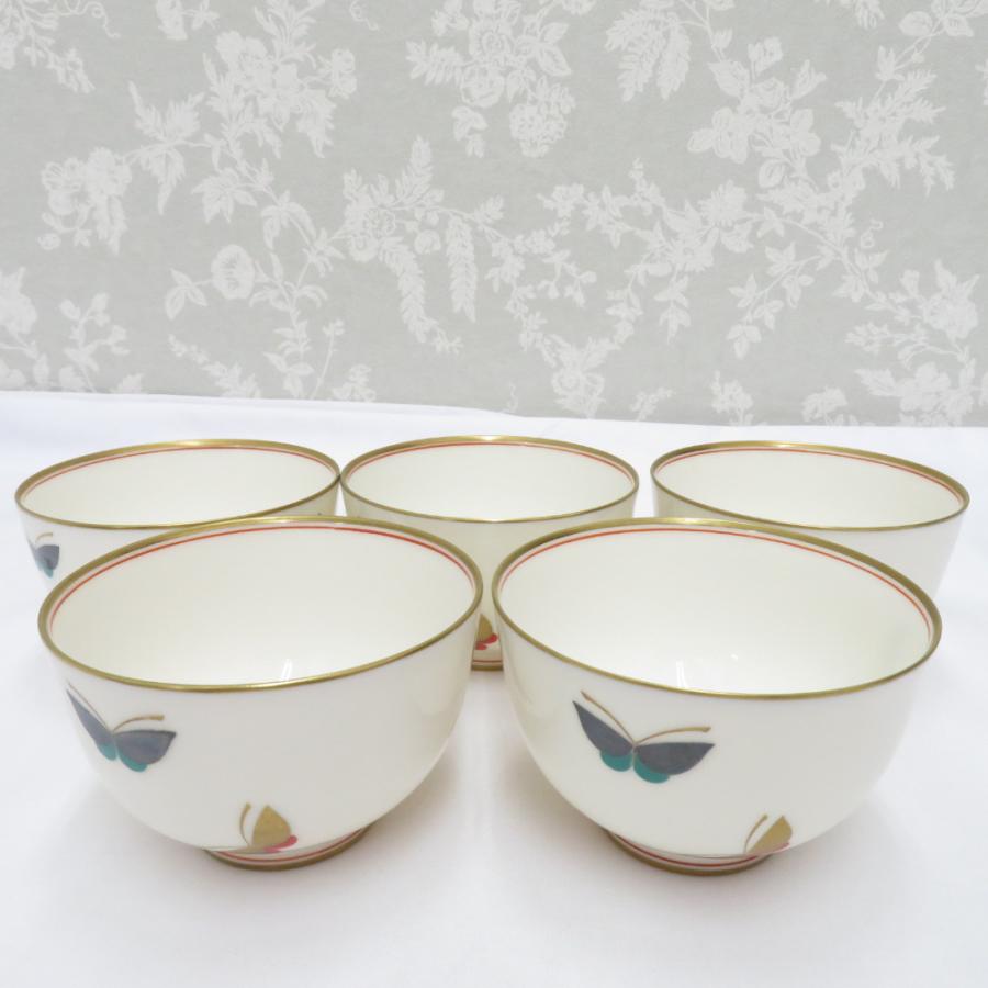 香蘭社 こうらんしゃ 食器 有田焼 湯呑揃 蝶 5客組 茶器 : ココロード