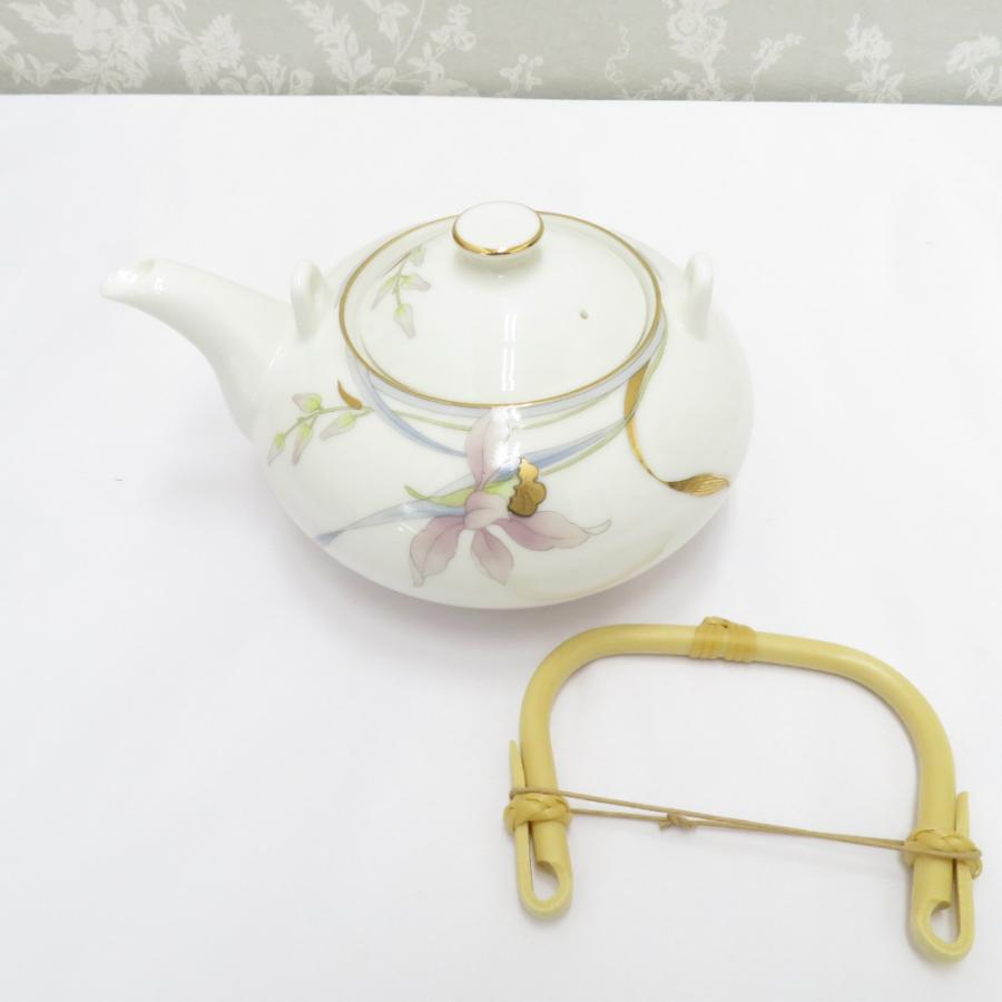 HOYA ホーヤ 食器 保谷謹製 蘭 茶器揃 木箱入 急須 湯呑み : ココ