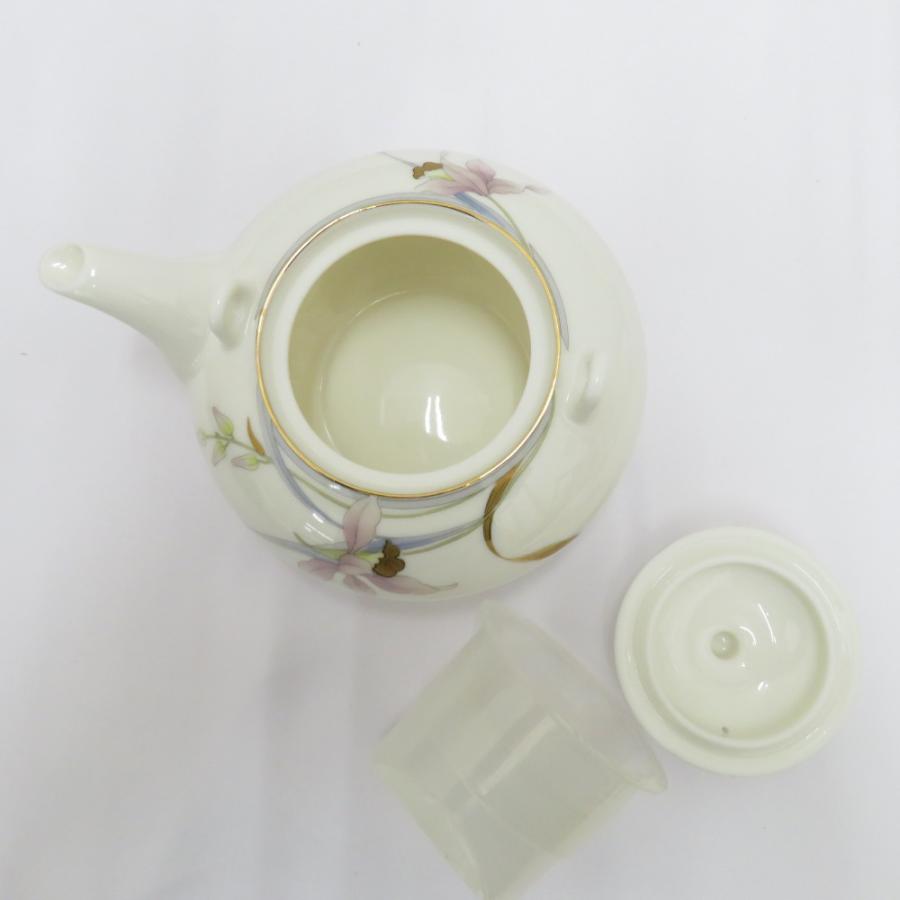 HOYA ホーヤ 食器 保谷謹製 蘭 茶器揃 木箱入 急須 湯呑み : ココ