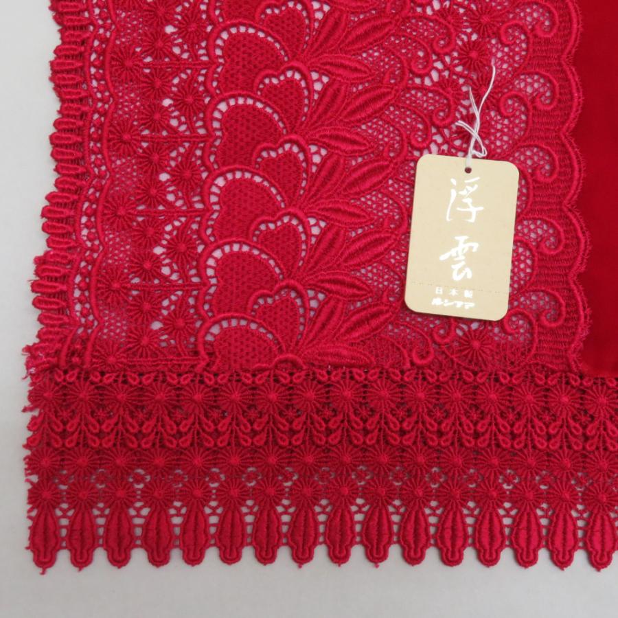 ショール 2点セット レーヨン ベルベットショール 黒ｘ赤 |  | 07