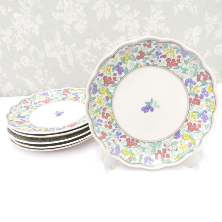 NIKKO（ニッコー） 食器 LIBERTY リバティ 中皿 プレート 18cm 6枚