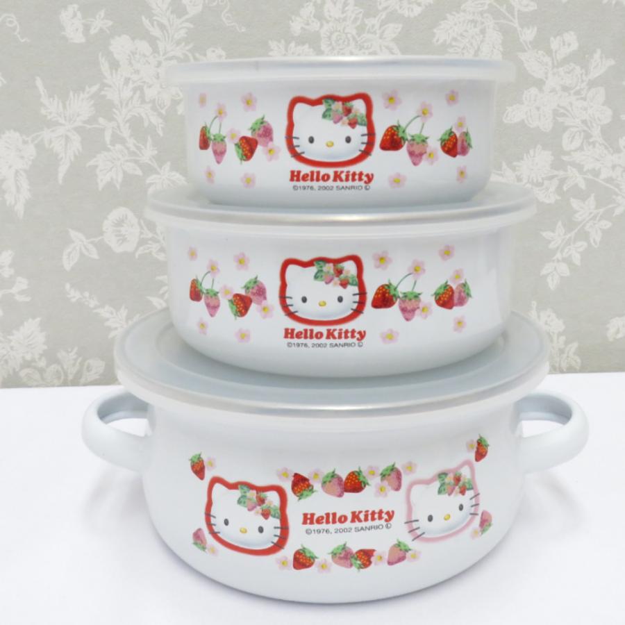 ハローキティ sanrio 調理器具 サンリオ HELLO KITTY ホーロー鍋 ハローキティ sanrio 調理器具 サンリオ HELLO KITTY ホーロー鍋